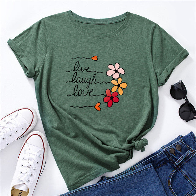 Leben, Lachen, Liebe T-Shirt