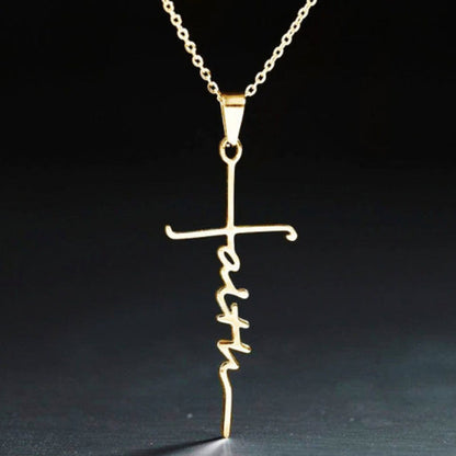 Stainless Faith Necklace