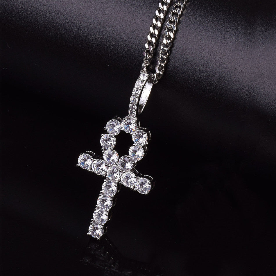 Diamanten Jezus Kruis Ketting