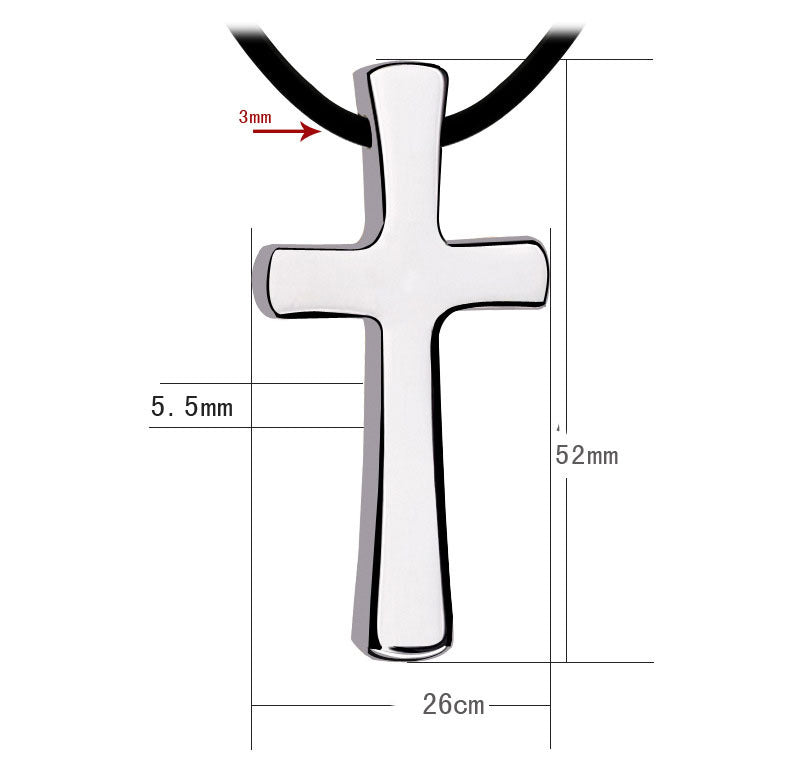 Halskette mit goldenem Anhänger „Jesus-Kreuz“