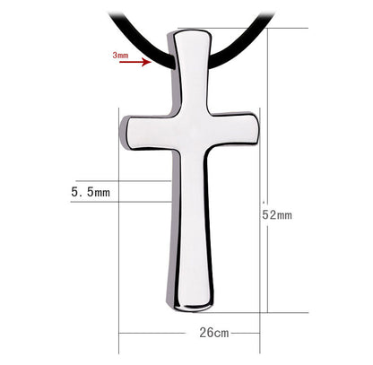 Halskette mit goldenem Anhänger „Jesus-Kreuz“