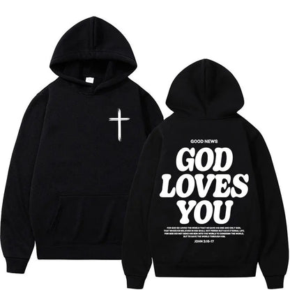 God houdt van jou hoodie