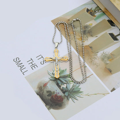 Jesus Cross Pendant Necklace