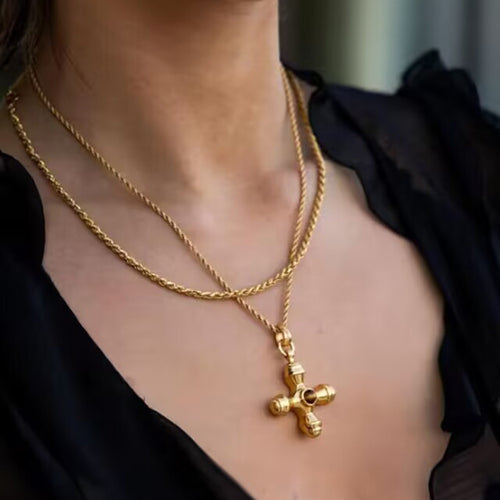 Personality Cross Pendant Necklace