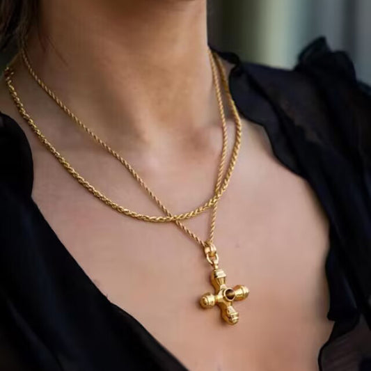 Personality Cross Pendant Necklace