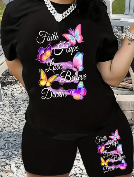 Faith Hope Love Believe Dream Tee