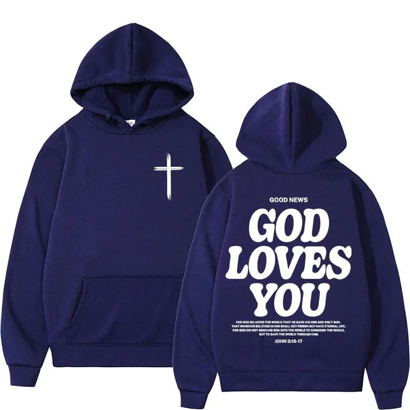 God houdt van jou hoodie