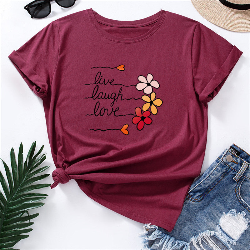 Leben, Lachen, Liebe T-Shirt