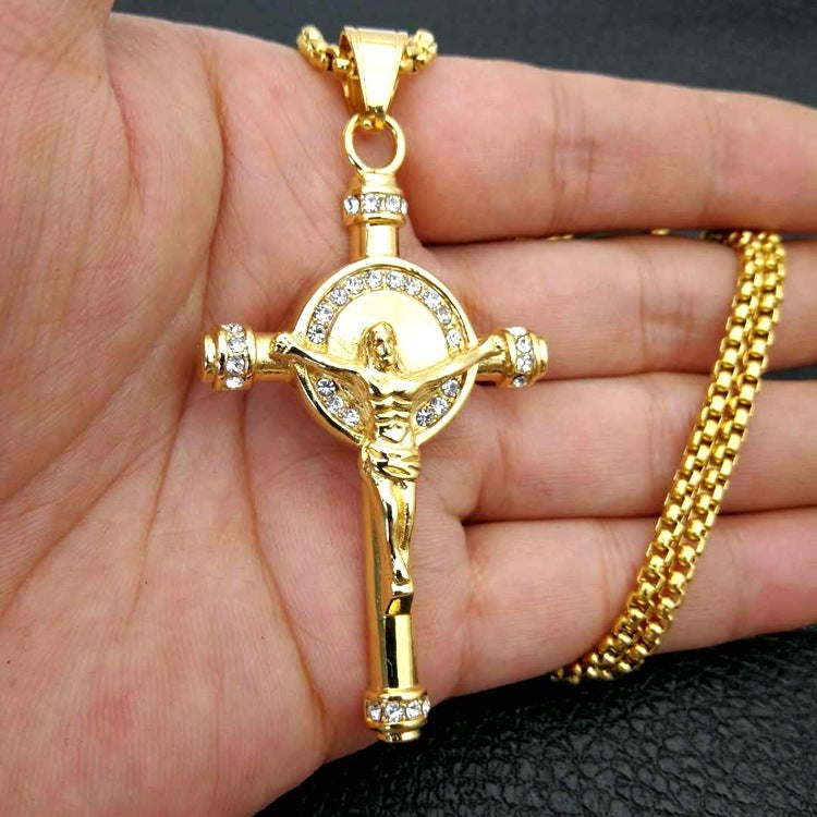 Jesus Cross Pendant Necklace