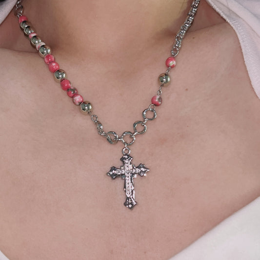 Diamond Cross Pendant Necklace