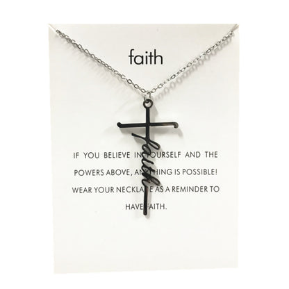 Faith Cross Pendant