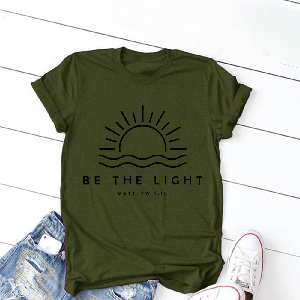 Sei das Licht Matthäus 5:14 T-Shirt