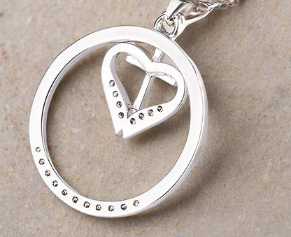 Love Cross Pendant Necklace