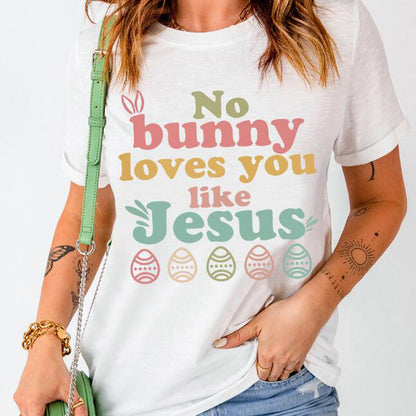 Kein Hase liebt dich wie Jesus T-Shirt