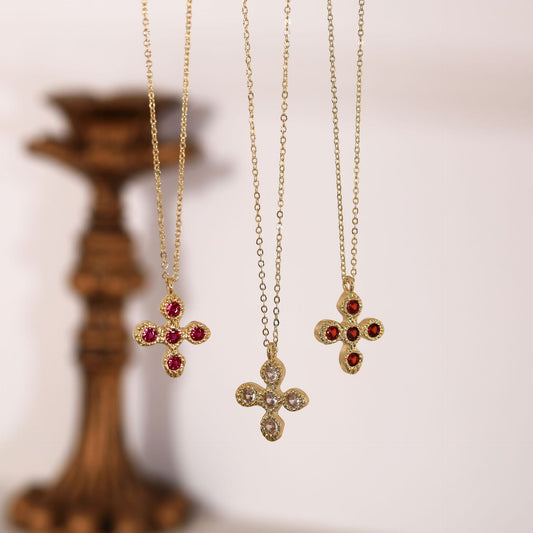 Cross Pendant Clavicle Necklace