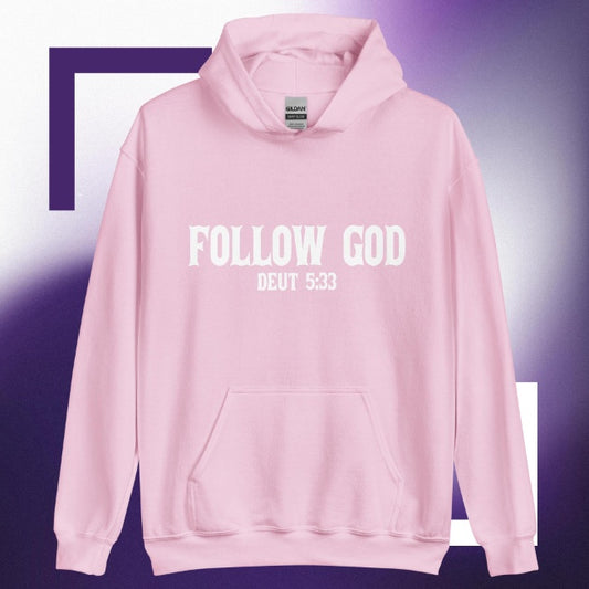 Volg God Deut 5:33 Hoodie