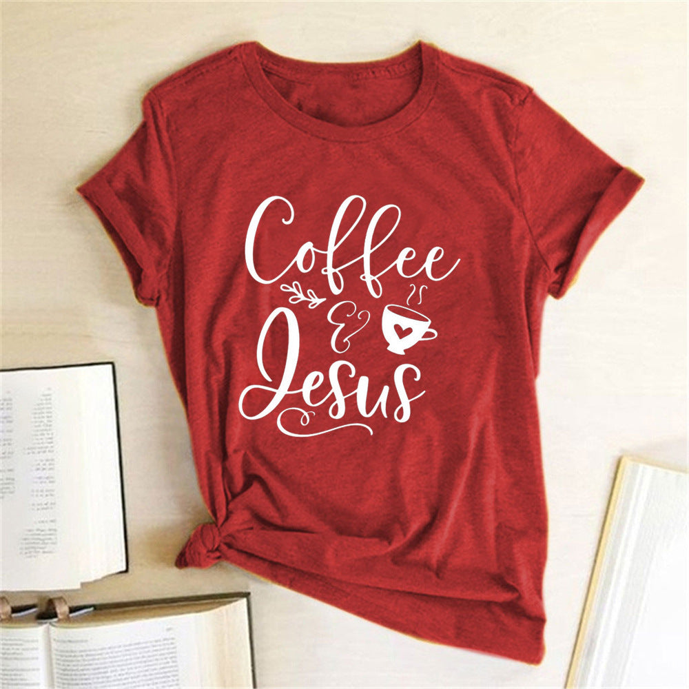 Kaffee &amp; Jesus T-Shirt