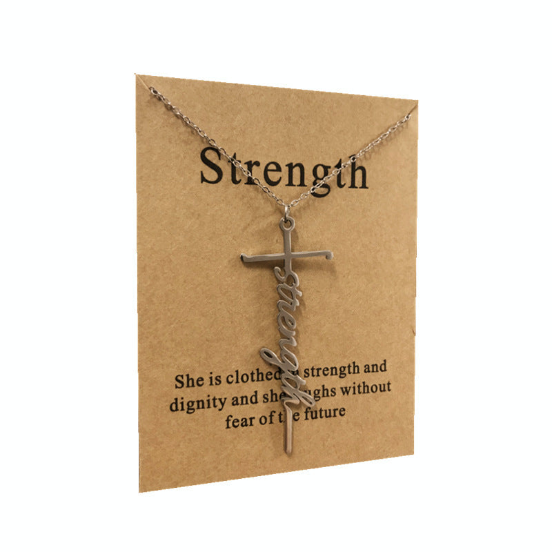 Faith Cross Pendant