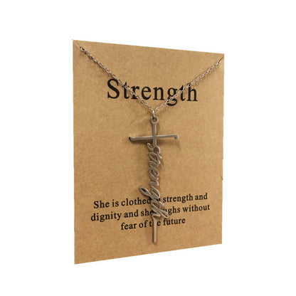 Faith Cross Pendant