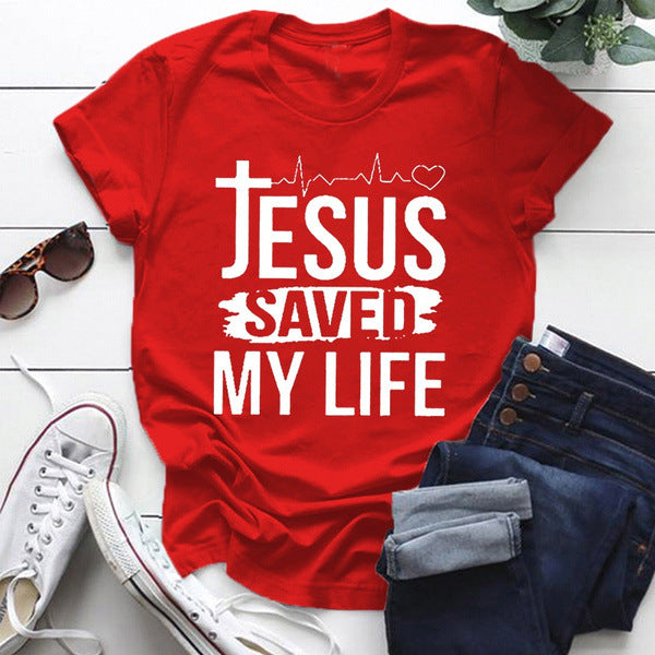 Jesus hat mein Leben gerettet T-Shirt