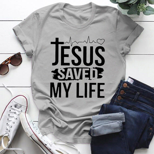 Jesus hat mein Leben gerettet T-Shirt