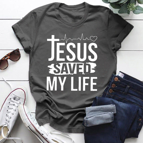 Jesus hat mein Leben gerettet T-Shirt