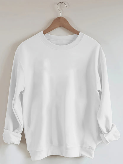 Cozy Whale Graphic Crew Neck Sweatshirt