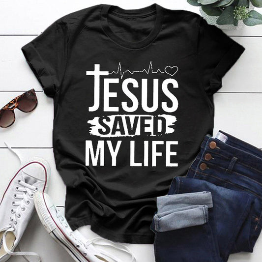 Jesus hat mein Leben gerettet T-Shirt