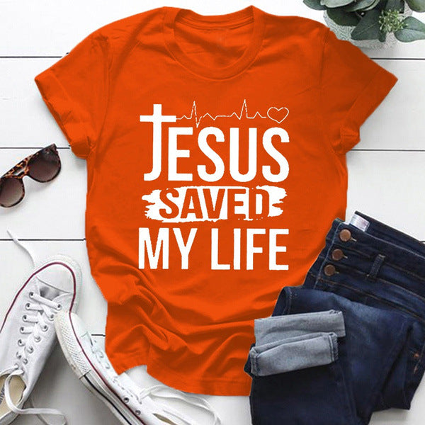 Jesus hat mein Leben gerettet T-Shirt