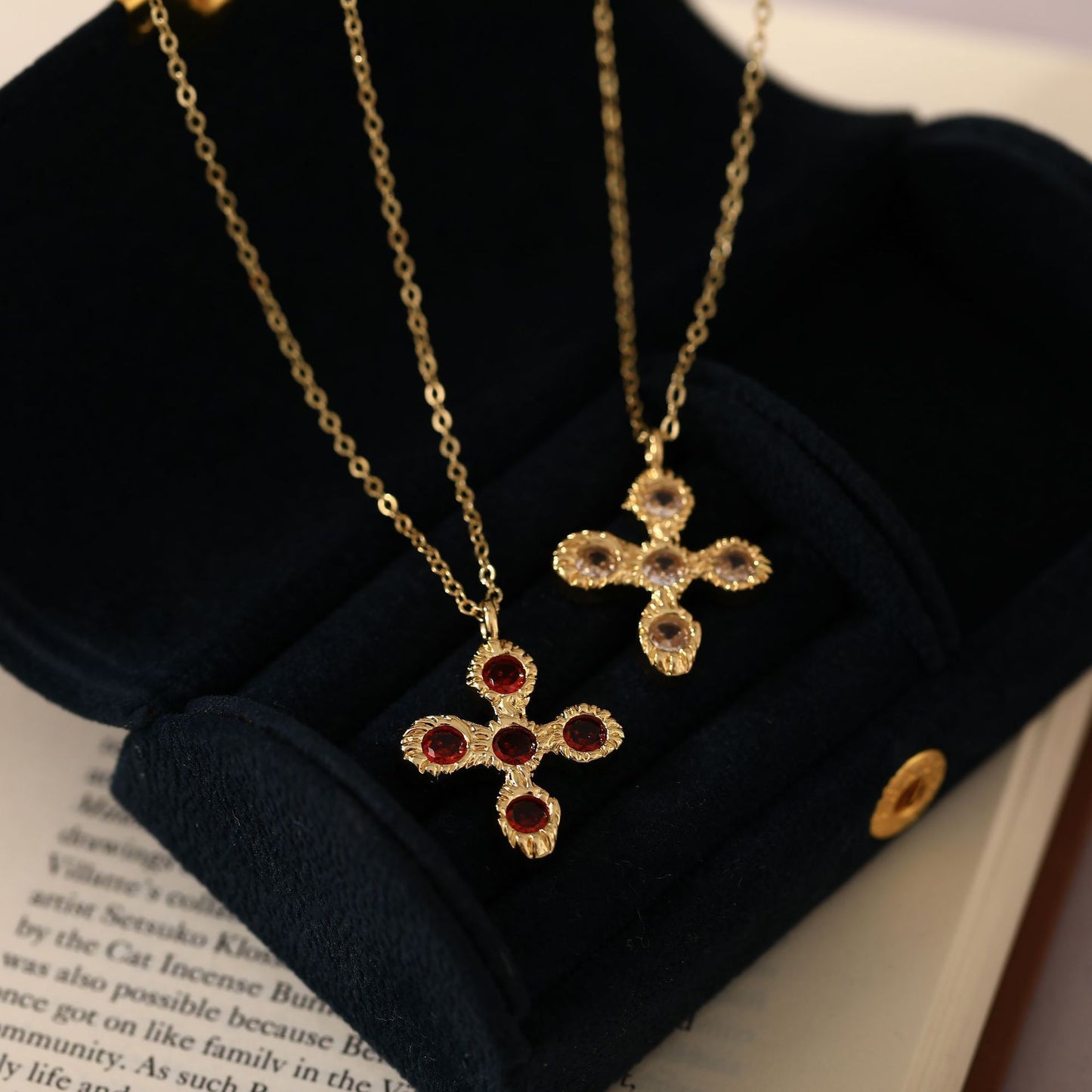 Cross Pendant Clavicle Necklace