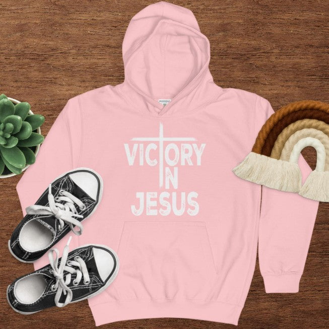 Overwinning in Jezus Hoodie