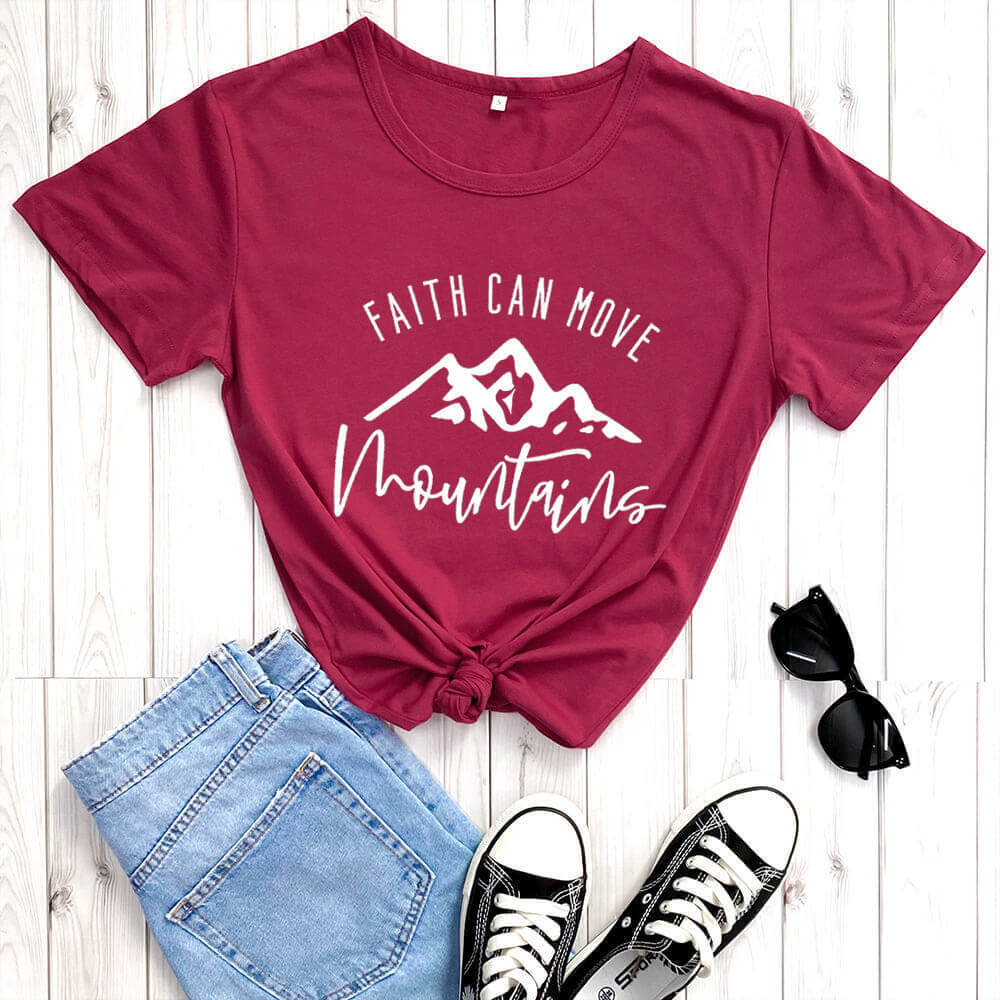 Faith Can Move Mountains Tee