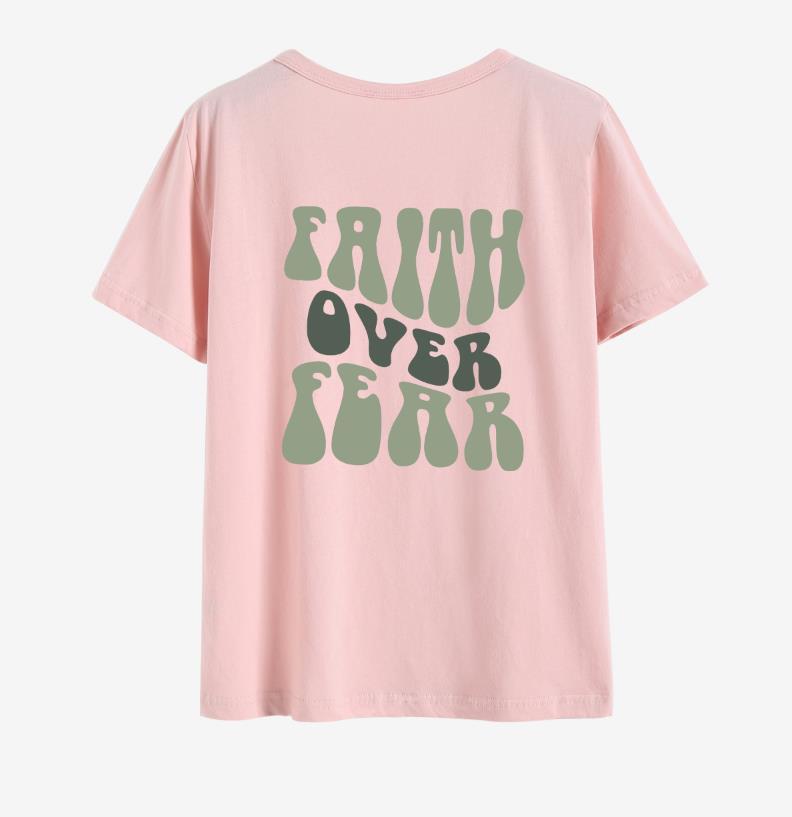 Geloof boven angst T-shirt