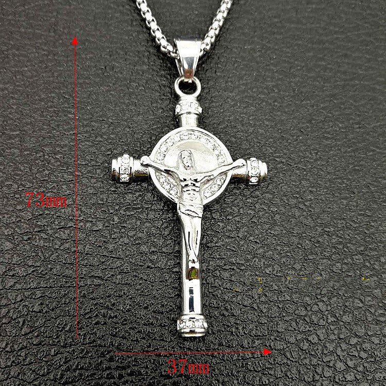 Jesus Cross Pendant Necklace