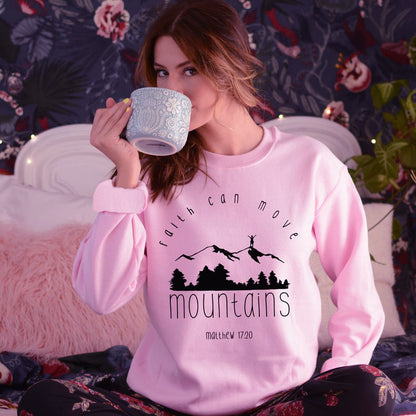 Faith Can Move Mountains Matthew 17: 20 Tee