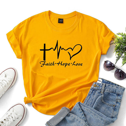 Geloof Hoop Liefde Tee