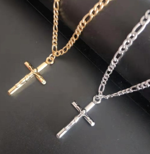 Jesus Cross Clavicle Necklace