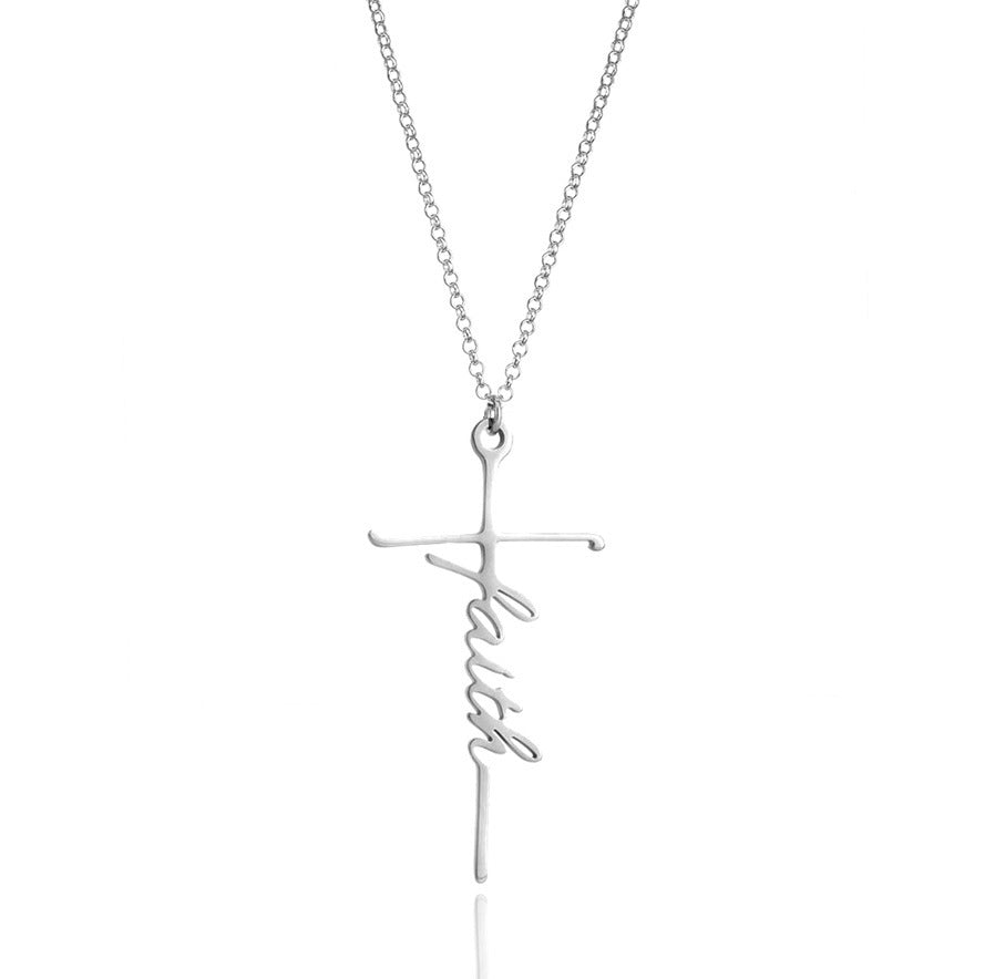 Faith Cross Necklace