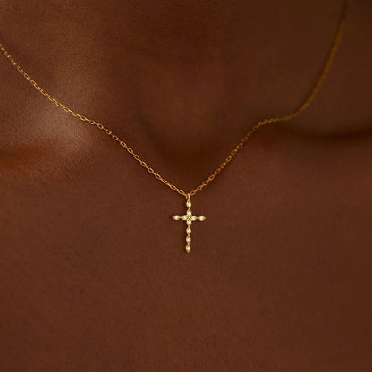 Slim Chain Geometric Necklace