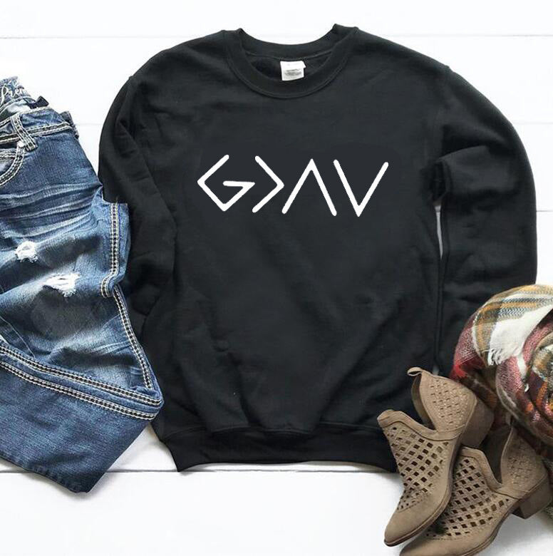 G>∧∨ God is Greater Than the Highs and Lows Tee