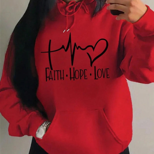 Geloof Hoop Liefde Hoodie