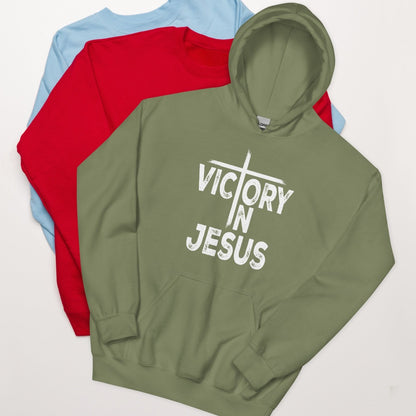 Overwinning in Jezus Hoodie