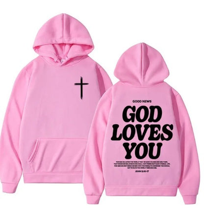 God houdt van jou hoodie