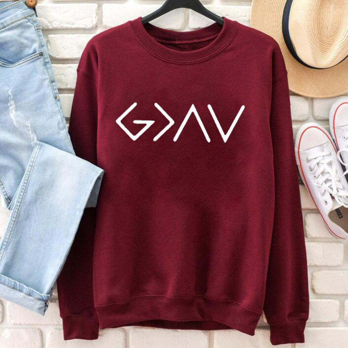 G>∧∨ God is Greater Than the Highs and Lows Tee