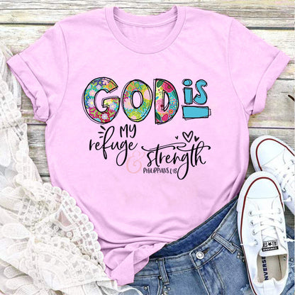 God Is My Strength Tee